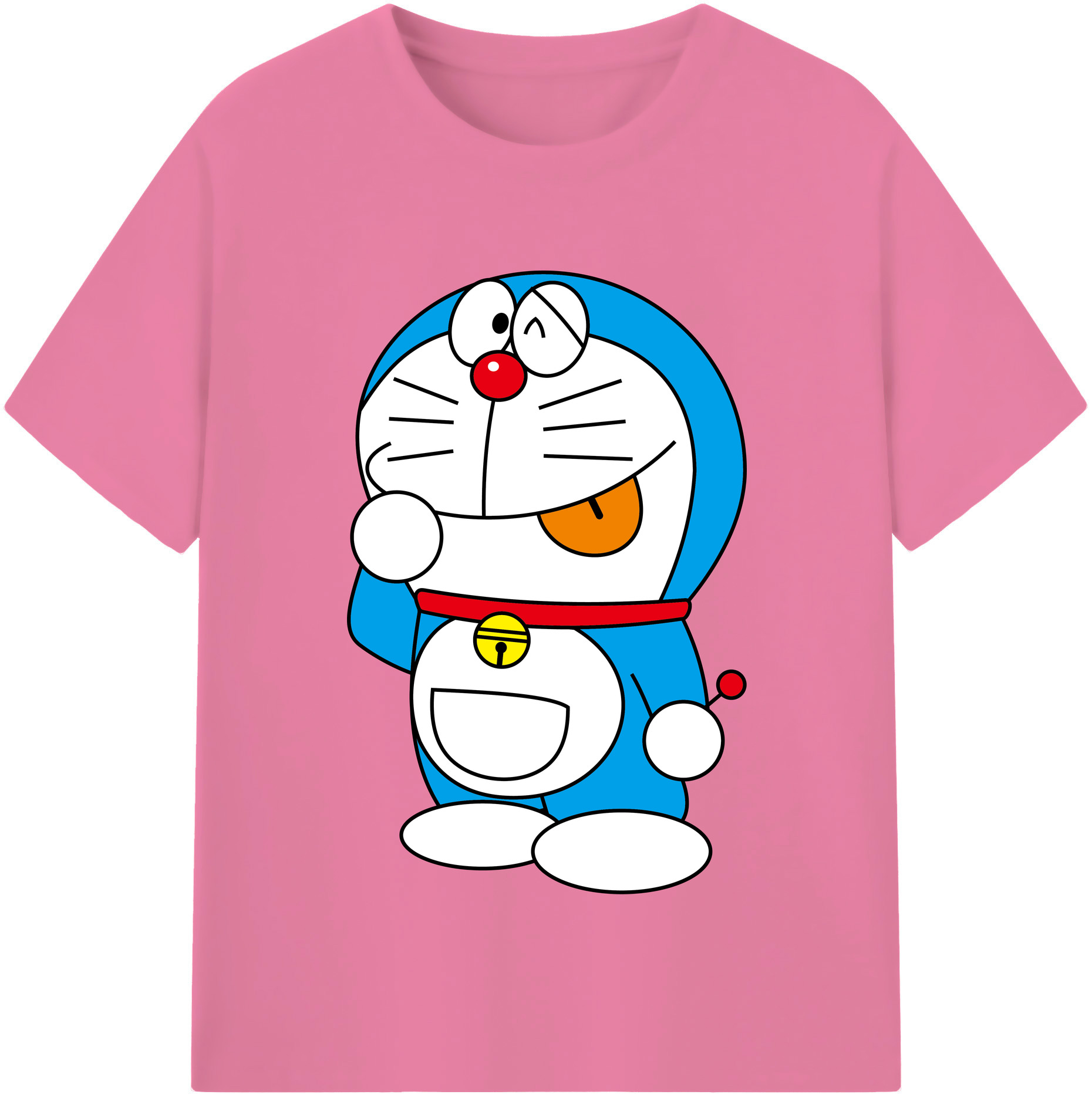 （画像用） ドラえもん Doraemon 綿100％半袖Tシャツ（フロントプリント）
